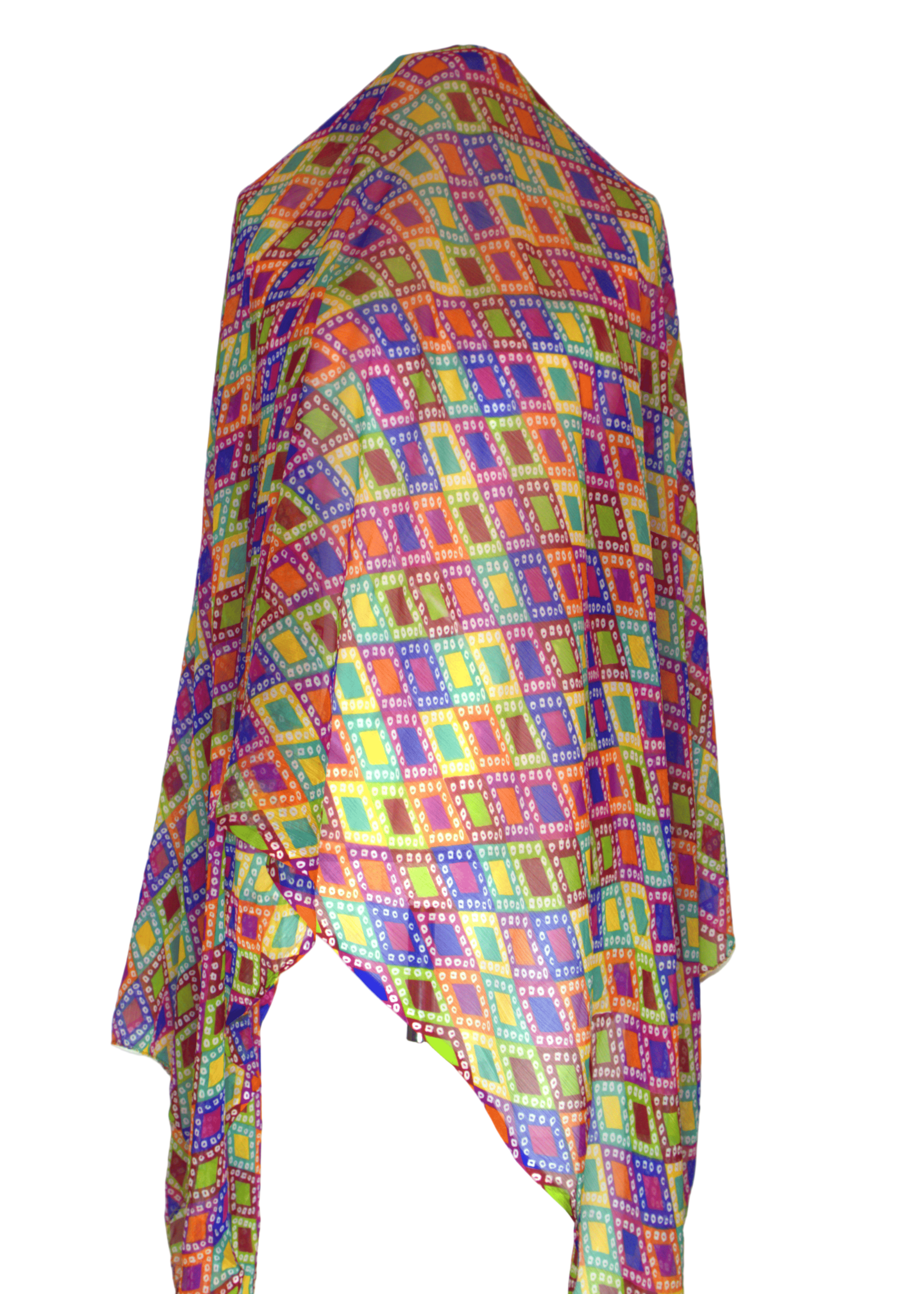 Geometric Rainbow Hijab