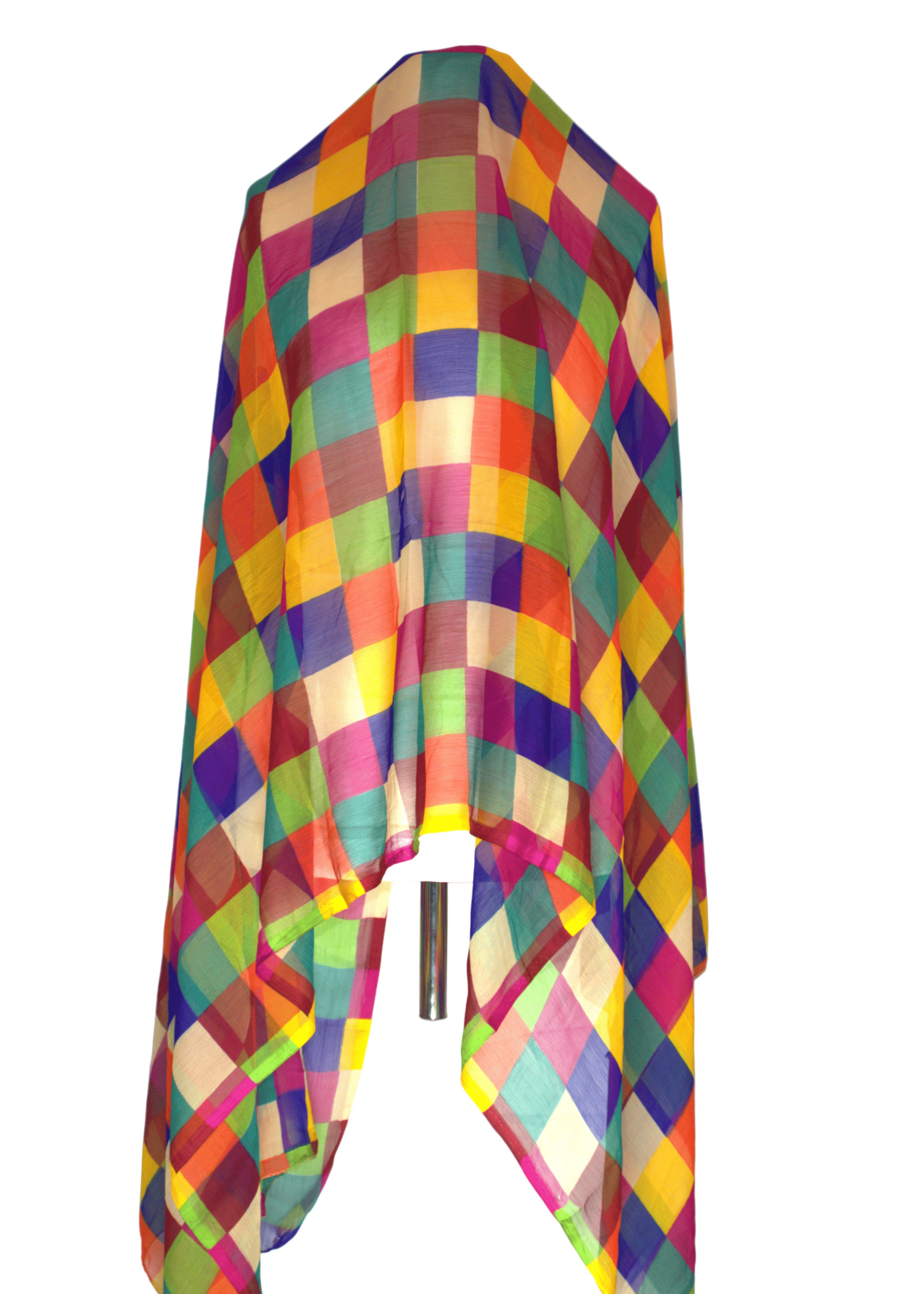 Rainbow Checkered Hijab