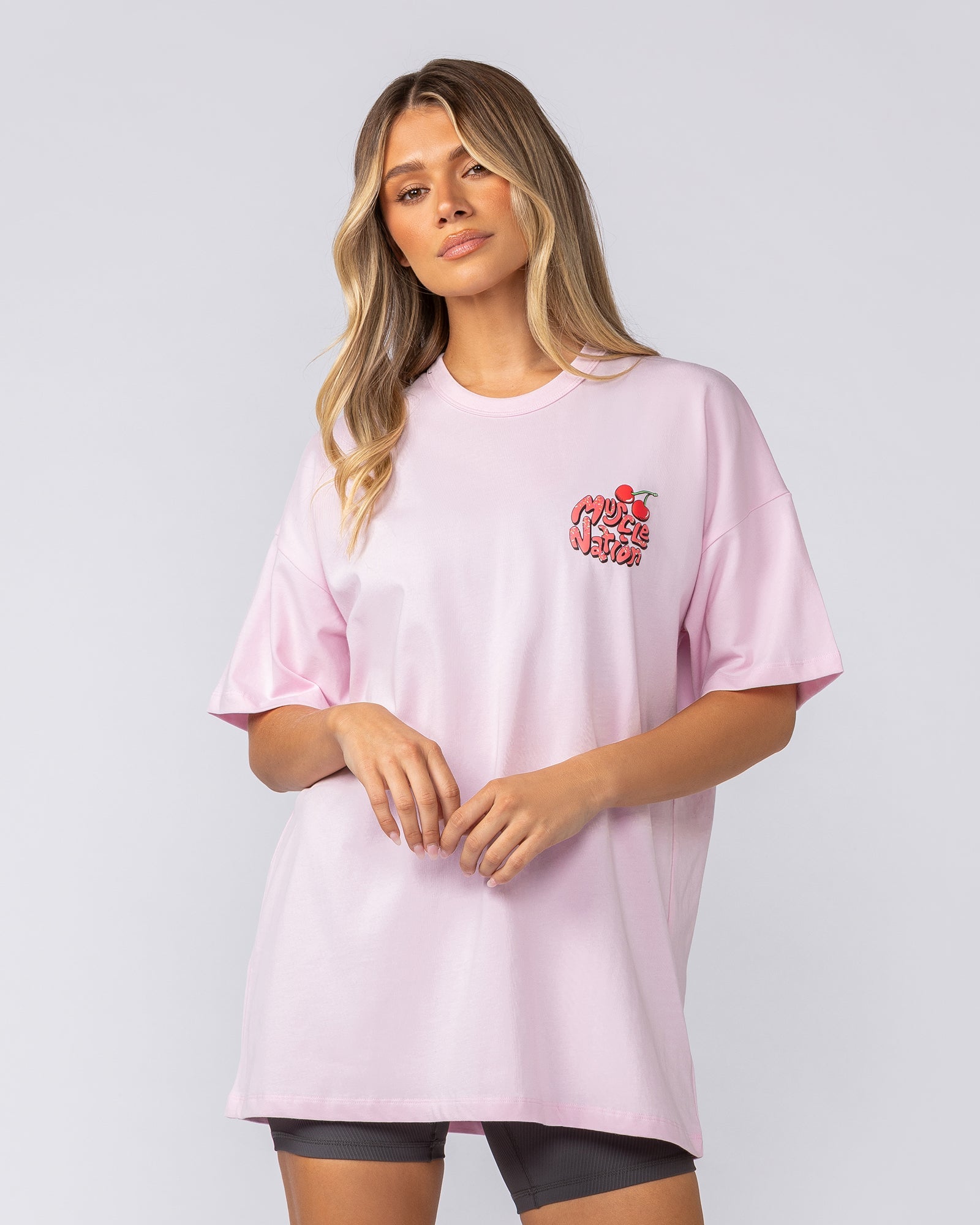 Tasty Oversized Tee - Pink Lady