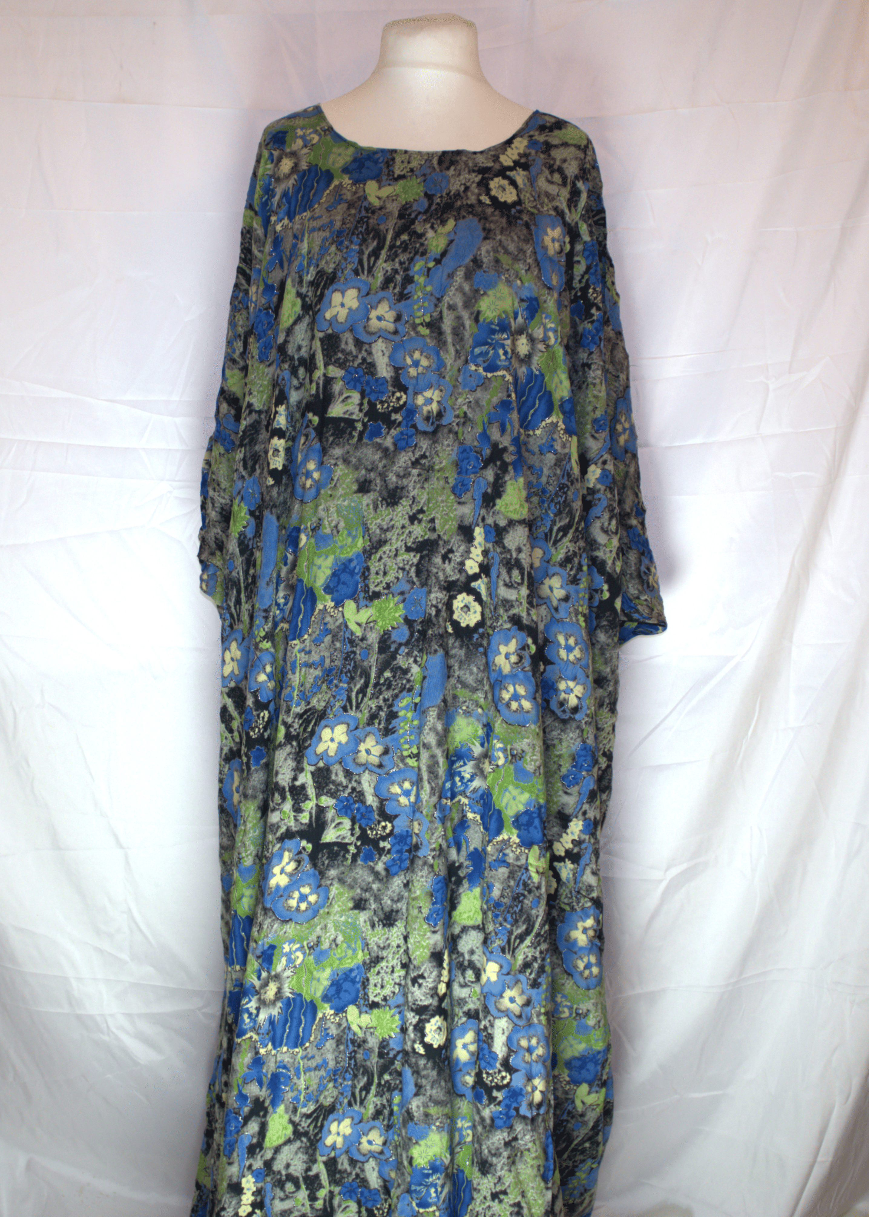 Floral Baati – Blue & Green