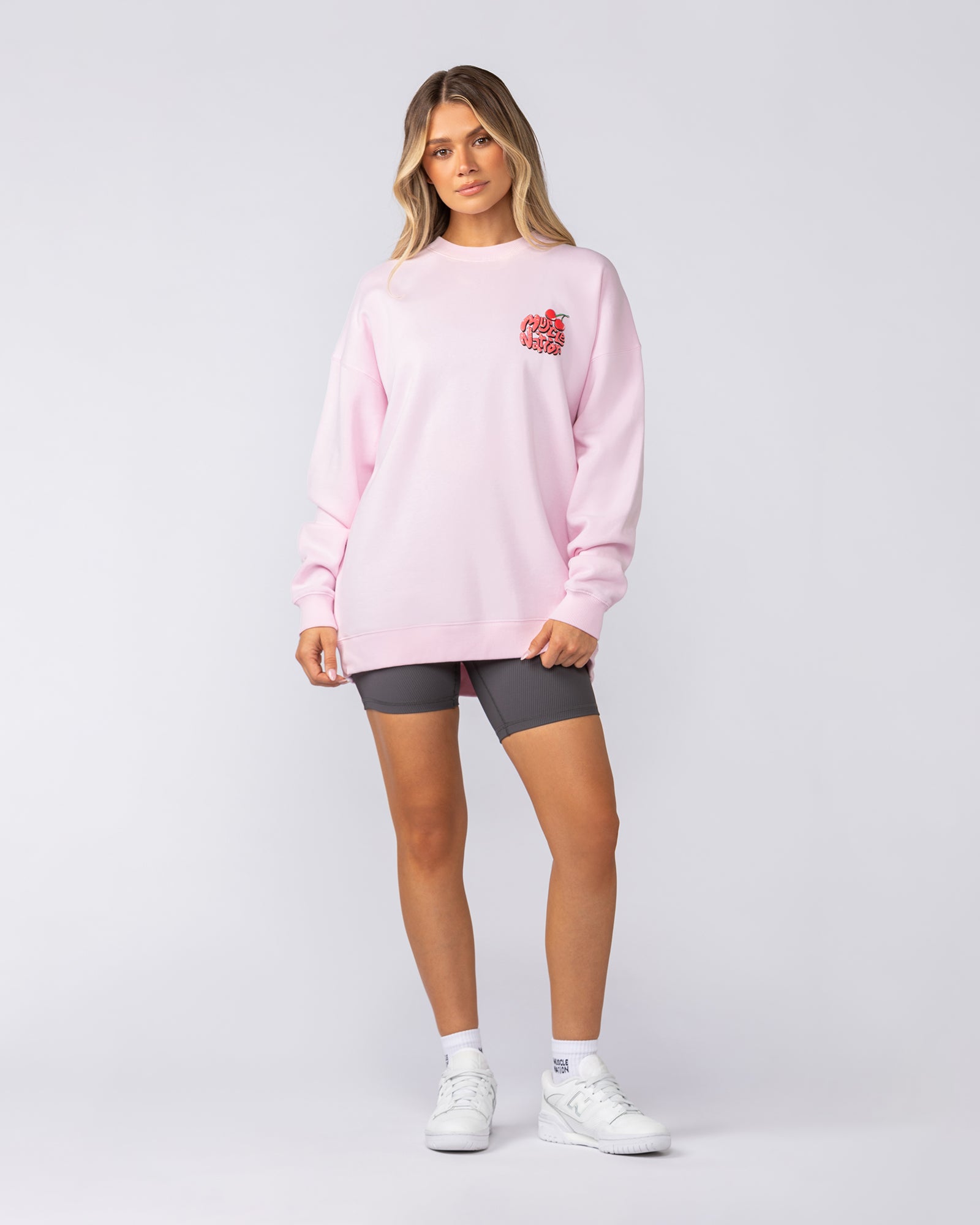 Tasty Oversized Pullover - Pink Lady