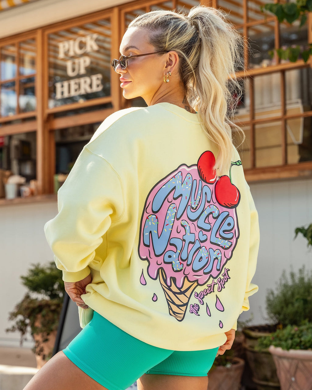 Tasty Oversized Pullover - Limoncello