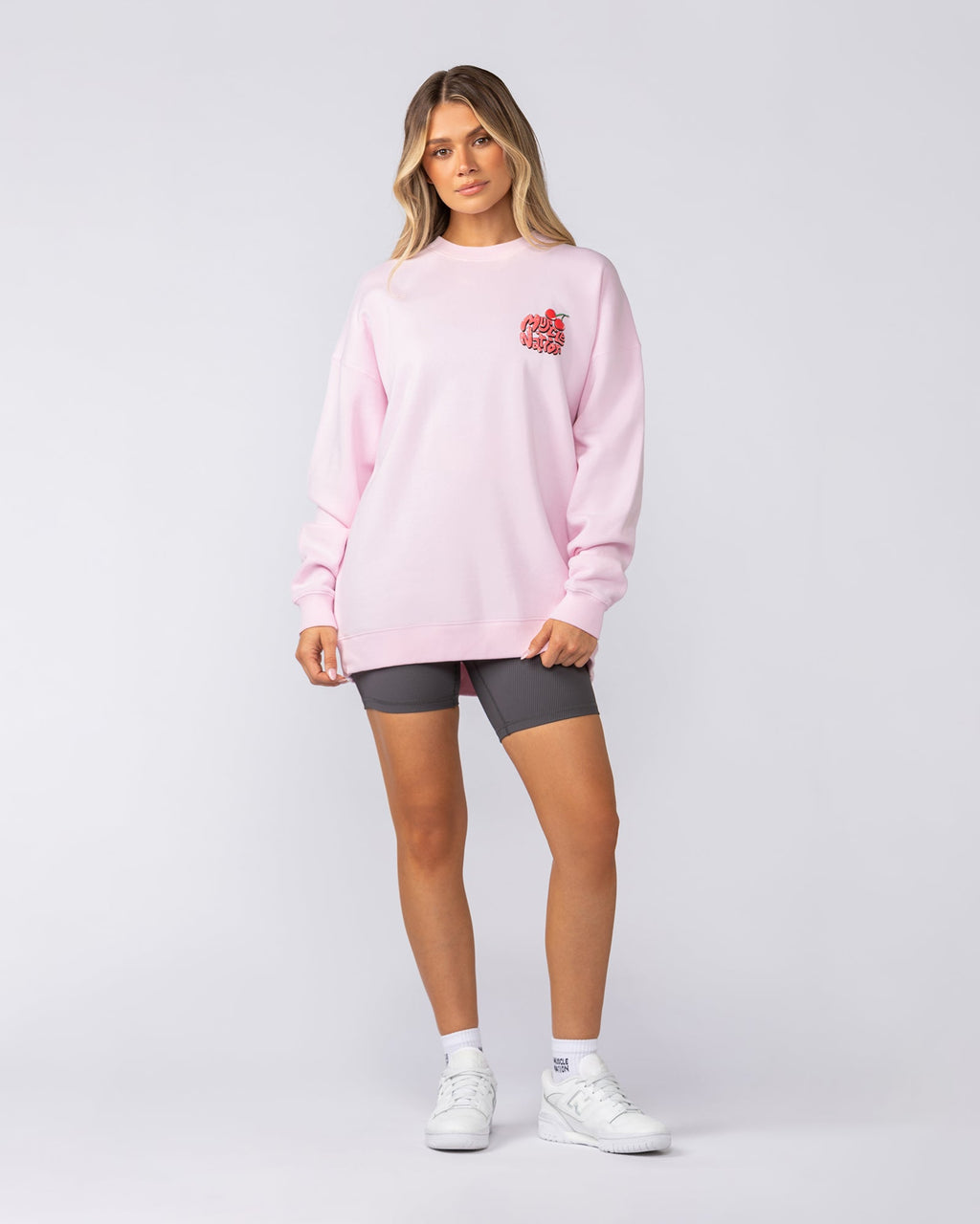 Tasty Oversized Pullover - Pink Lady