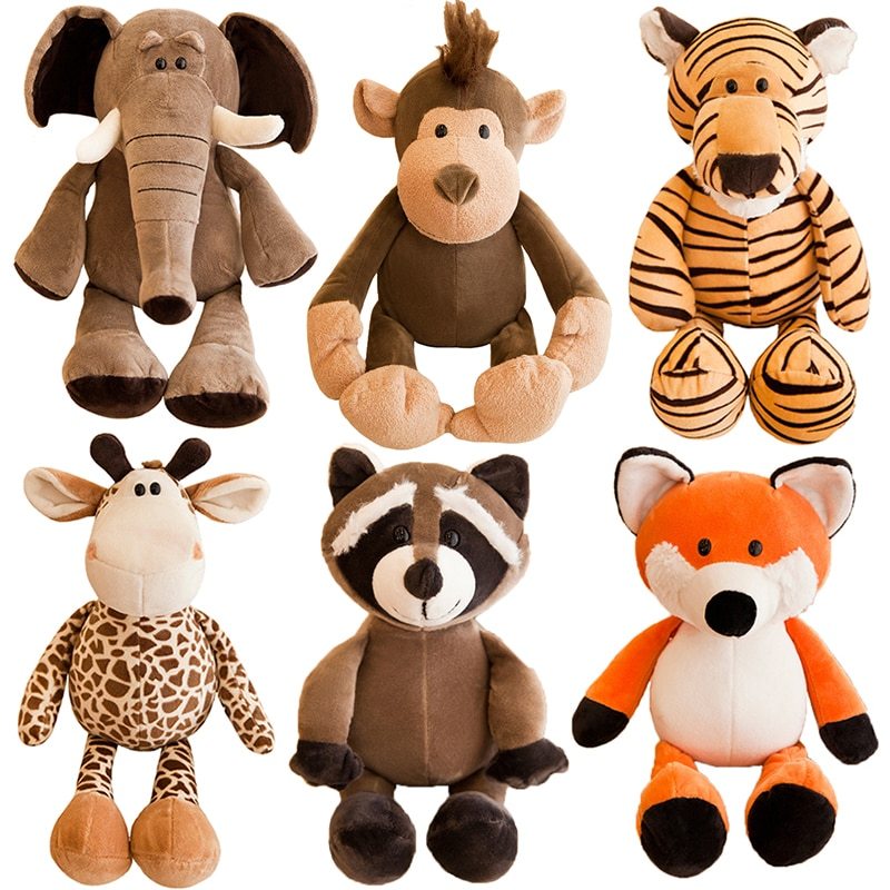 Safari Adventure Plush Animal Toys