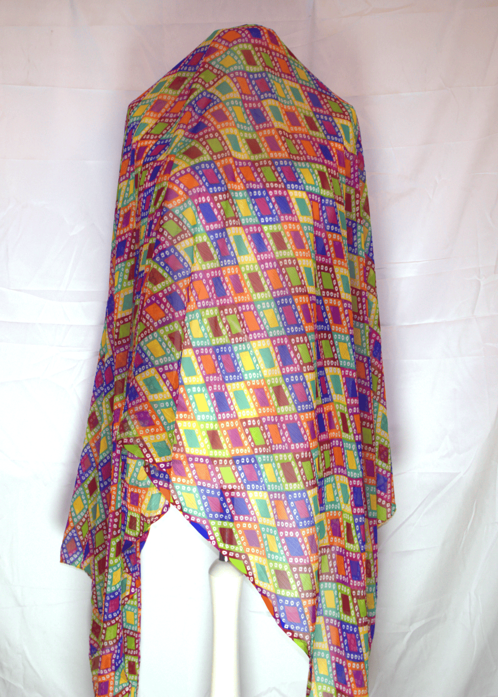Geometric Rainbow Hijab